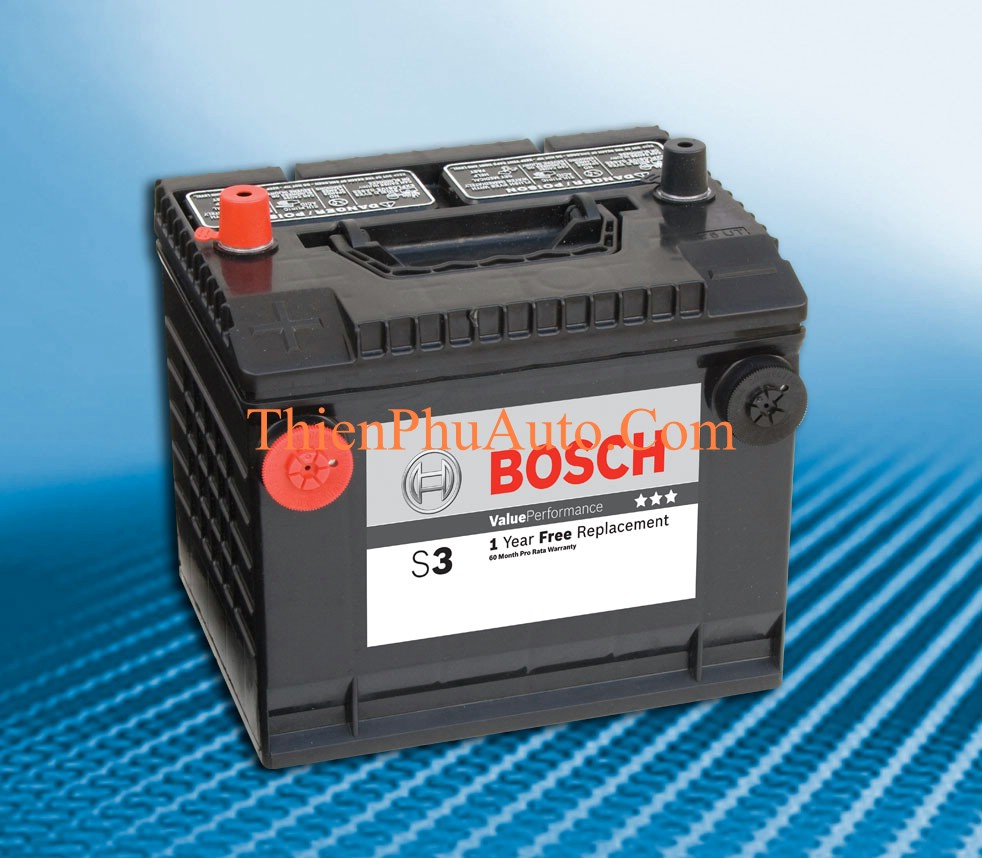 Bình ắc quy khô Bosch , sản xuất tại Đức, siêu bền, siêu mạnh, 35AH, chuyên dùng cho ô tô