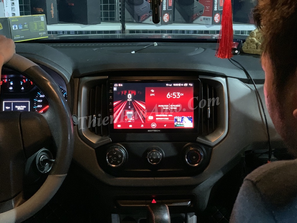 Màn hình ô tô Android Gotech GT8 Max cho xe Chevrolet Colorado 2018-2020