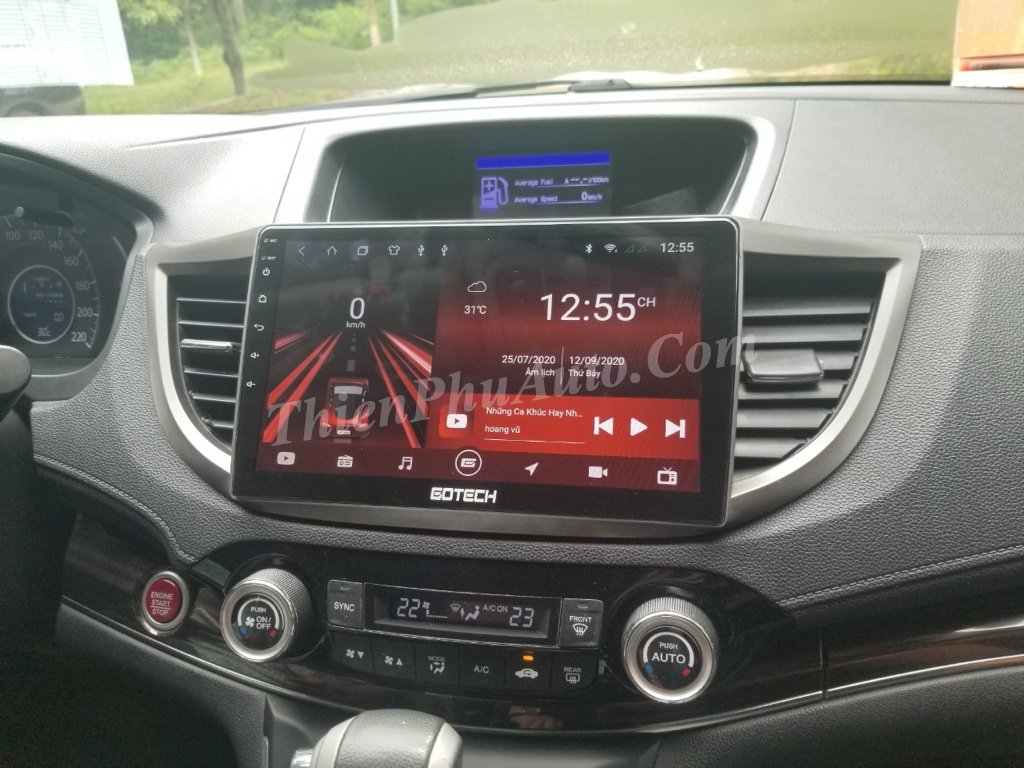 Màn hình ô tô Android Gotech GT8 cho xe Honda CRV 2013 - 2017