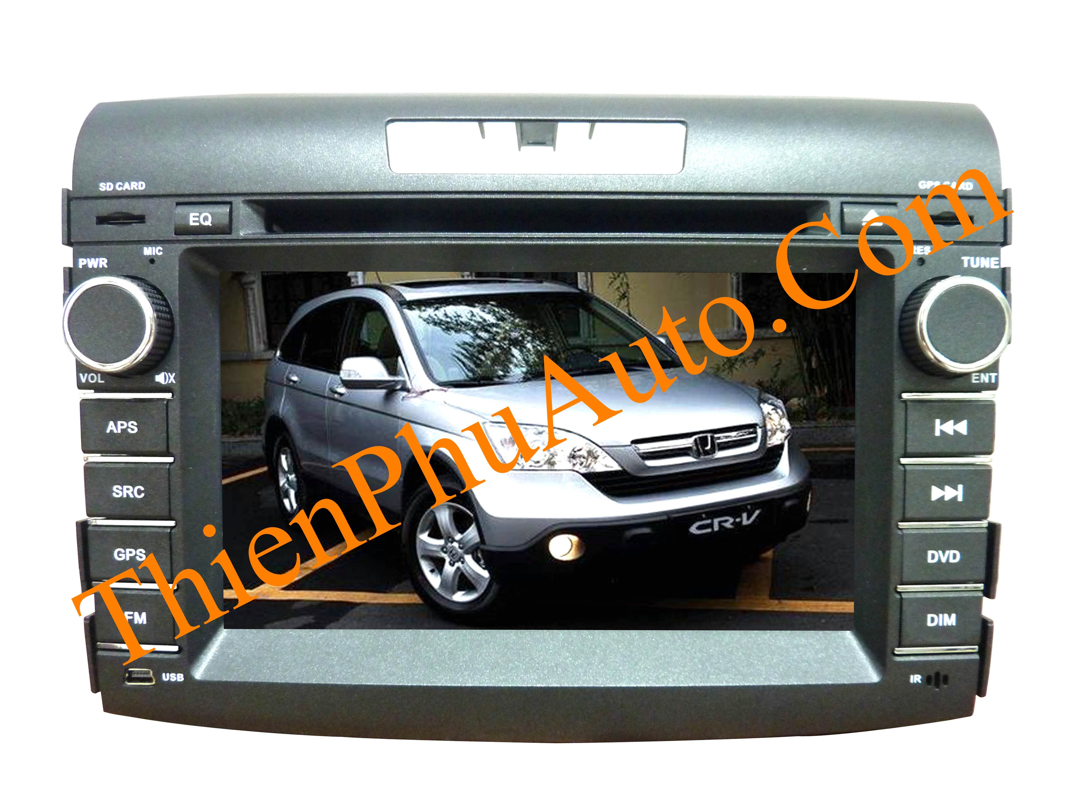 Đầu DVD theo xe Honda CRV 2013 , có canbus cho âm ly theo xe, màn hình 7 inch, liền dưỡng có GPS dẫn đường, cắm giắc theo xe .