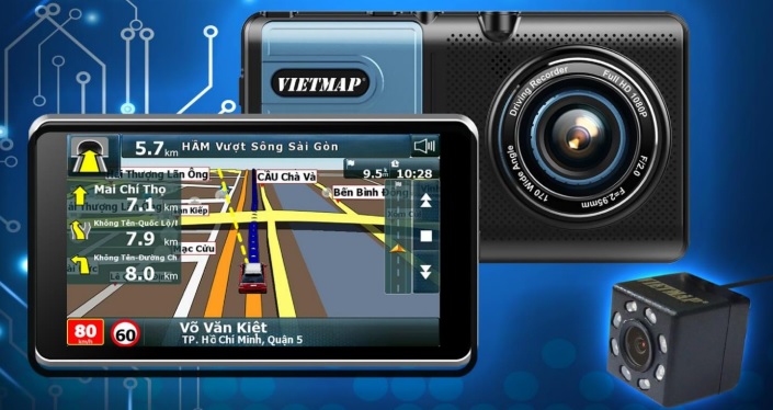 Camera hành trình Vietmap A50 với bản đồ S1