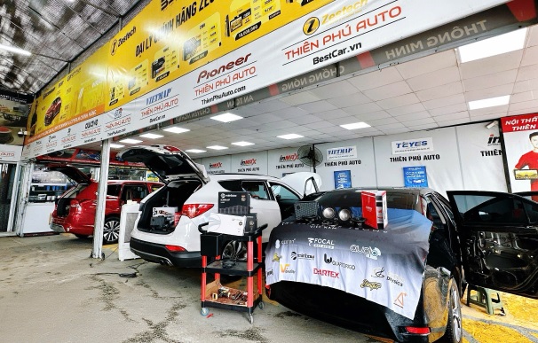 Xưởng thị c&ocirc;ng tại THi&ecirc;n ph&uacute; auto