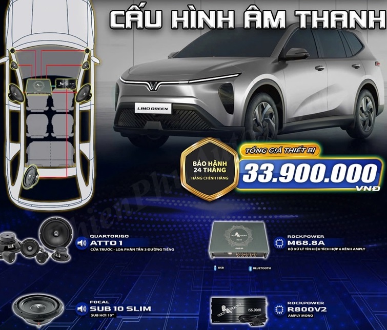 Cấu hình âm thanh với Rock Power M68.8A