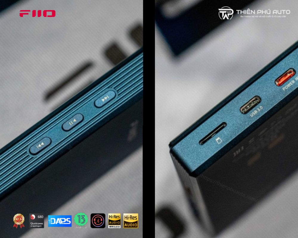 c&aacute;c cạnh M&aacute;y nghe nhạc FiiO M33 R2R