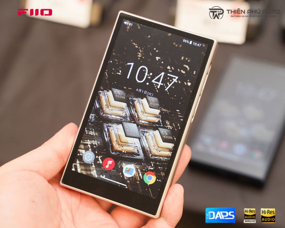 giao diện M&aacute;y nghe nhạc FiiO M21