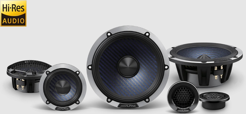 ảnh toàn bộ loa Alpine Dp2-653