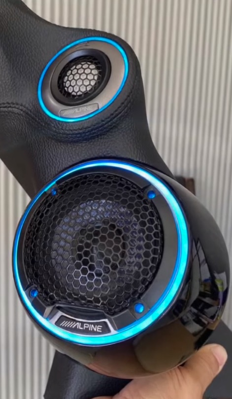 loa mid và treble lắp xe