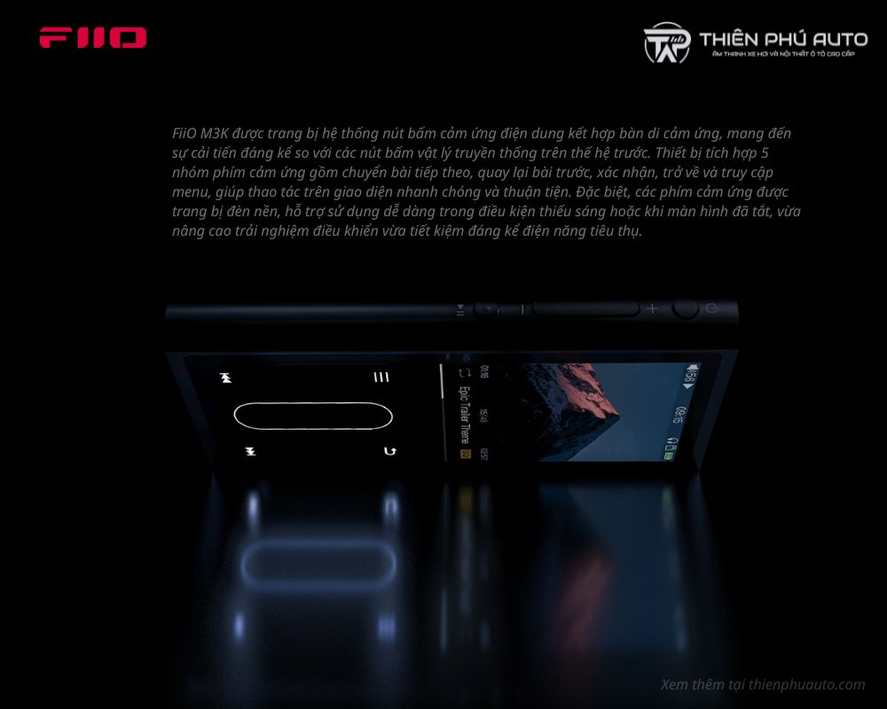 Nút bấm cảm ứng điện dung Fiio M3k