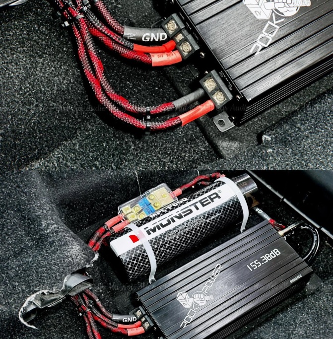 Xe MITSUBISHI OUTLANDER  lắp Rockpower R800 V2