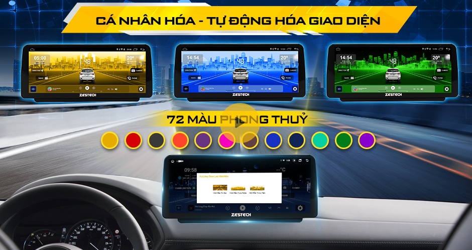 thay đổi giao diện với màn hình Mazda MLK