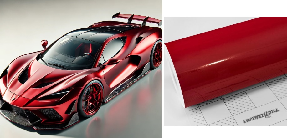 xe dán Teckwrap High Gloss CG Siêu Bóng màu Chelsea Rose
