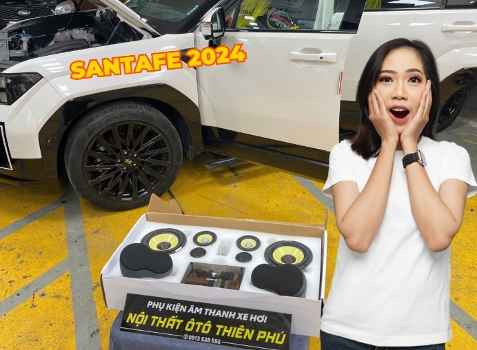 santafe 2024 lâp bộ loa Focal ES 165 KX3E