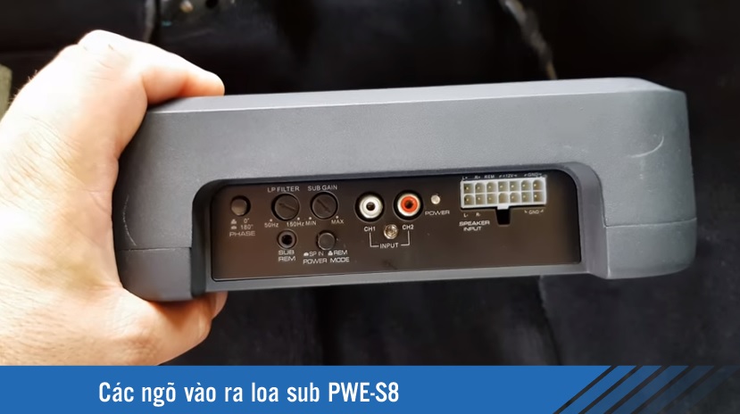 ngõ vào ra loa Pwe-s8