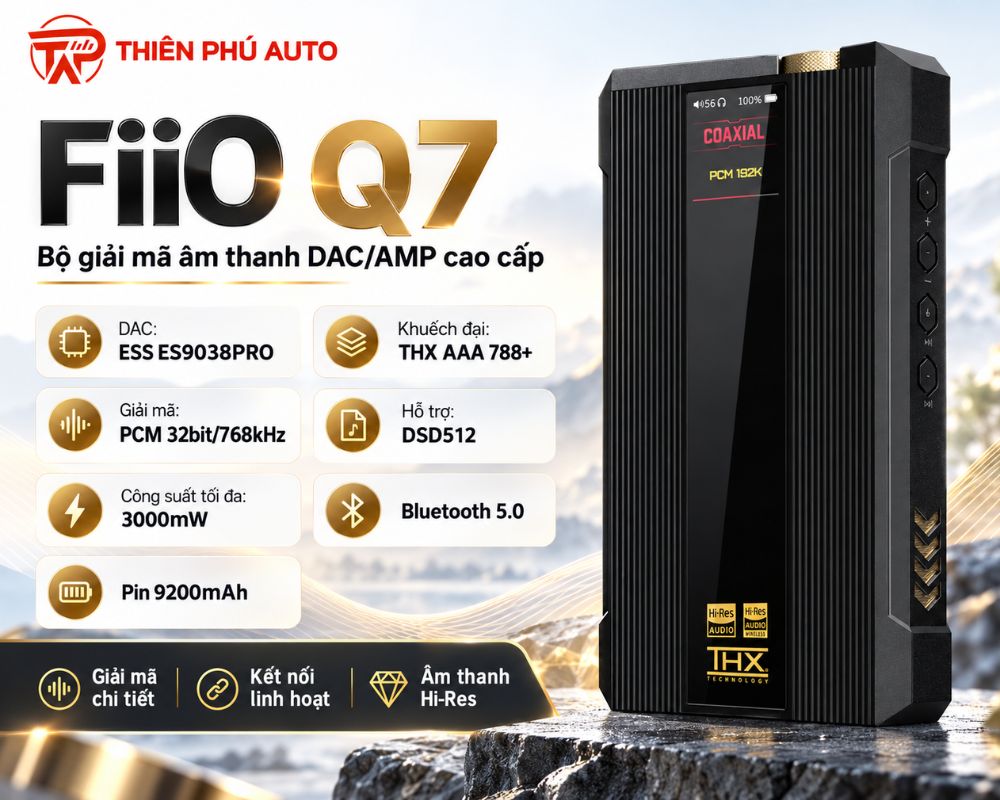 ảnh m&ocirc; tả Bộ giải m&atilde; &acirc;m thanh FiiO Q7 