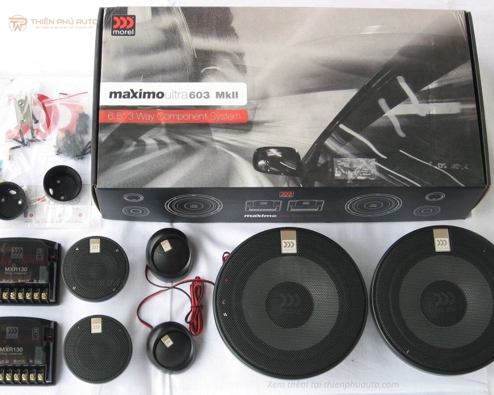 mở hộp bộ loa Morel Maximo Ultra 603 MKII-3way