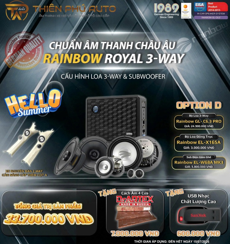 Combo &acirc;m thanh Rainbow 8 lao c&aacute;nh 1 la sub