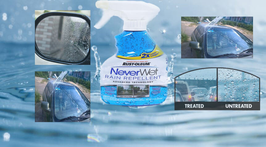 Dung dịch chống nước NeverWet Rain Repellent sản xuất tại Mỹ