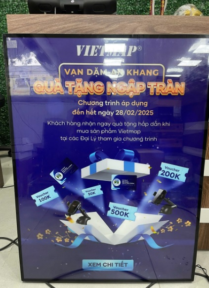 Nhận Voucher khủng của Vietmap tại Thiên Phú Auto