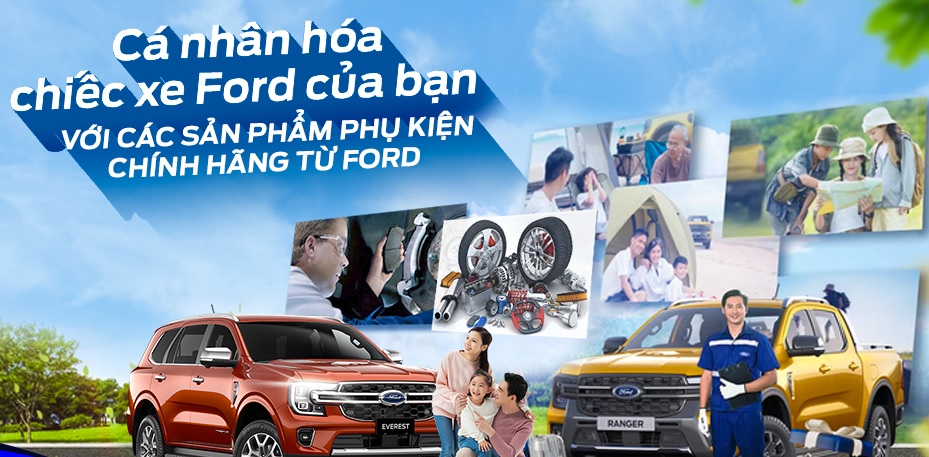 Tổng hợp phụ kiện lắp xe Ford Everest 