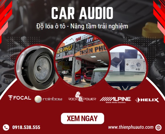 Bảng giá combo độ loa ô tô chính hãng năm 2025