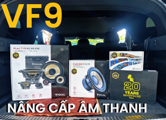 Vinfast VF9 nâng cấp âm thanh Đức - Pháp