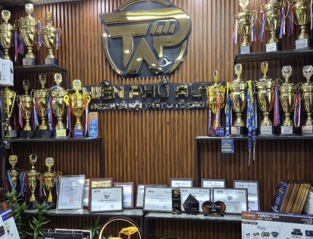 Các giải thưởng tại Thiên Phú auto