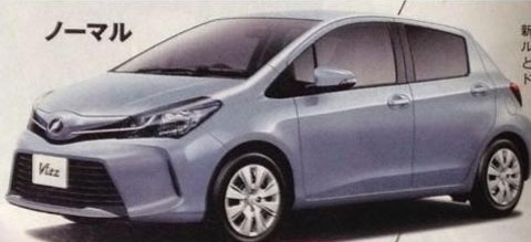 Toyota Yaris bản nâng cấp lộ diện