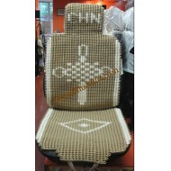 Lót ghế ô tô sợi đan, bộ chuyên dùng cho xe 4-7 chỗ, thoáng mát, mẫu  TP-09