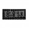Khay nhựa bộ khẩu đen mở ốc bulông  35 chi tiết  YT 55446