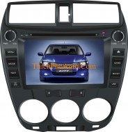 Đầu DVD theo xe Honda City 2013, màn hình 8 inch, có GPS dẫn đường , cắm giắc theo xe