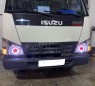 Đèn tăng sáng ô tô Biled Titan Black, Lens 3inch, 5500k lắp xe tải Isuzu QKR 230