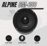 Loa component Alpine DM‑65C Nhật 6.5 inch| 2 woofer - 2 tweeter rời 