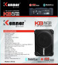 Kenner K8 DSP | Loa sub siêu trầm 6 inch liền DSP Kenner, 4 kênh âm ly, DSP 6 kênh