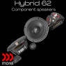 Morel Hybrid 62 - Loa cánh ô tô, phân tần 2 way, 140/600w, 35-25khz, 91db 