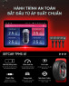 Setcar Áp suất lốp VF3 - Lắp giắc zin, hiển thị lên màn hình độc lập dán kính