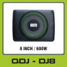 QDJ – DJ8 - Loa sub ô tô lắp  gầm ghế , 90/600w, 20-150hz, 8 inch cắm zin