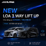 Loa Alpine Lift-up -  Loa cánh 3 way nâng hạ tự động, lắp zin cho Toyota Alphard - Wellfire 