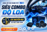 Combo Loa sub liền DSP Feelart Sub One 8 Limited, tặng loa Mid treb, giắc zin DSP