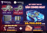 Combo Focal 6 loa Access, dsp, sub tặng cách âm 4 cửa, công lắp đặt