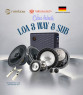Combo rainbow 8 loa cánh ô tô 3 way, sub gầm ghế tặng chống ồn, USB nghe nhạc