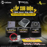 Combo Rainbow, Focal, Rockpower sub gầm ghế tặng phụ kiện