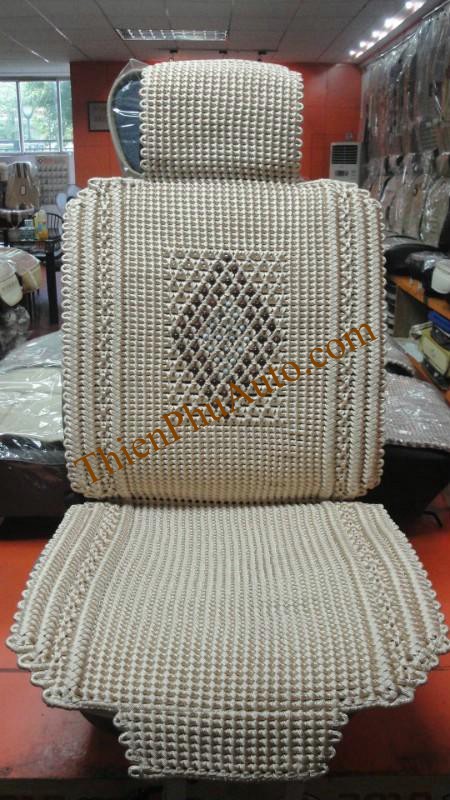 Lót ghế ô tô sợi đan, bộ chuyên dùng cho xe 4-7 chỗ, thoáng mát,thiết kế đơn giản, trang nhã