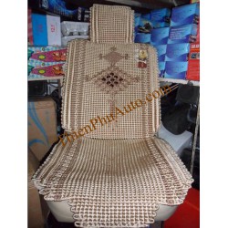 Lót ghế ô tô sợi đan, bộ chuyên dùng cho xe 4-7 chỗ, thoáng mát, mẫu  TP-06