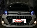 Đèn tăng sáng ô tô Biled Titan Black, Lens 3inch, 5500k lắp xe  Hyundai I10 2014 