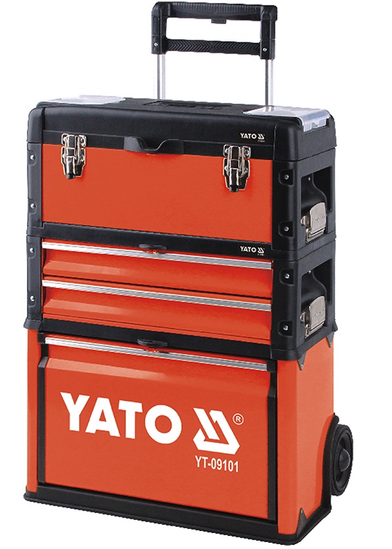 Vali đựng đồ nghề di động 3 ngăn Yato YT 09101