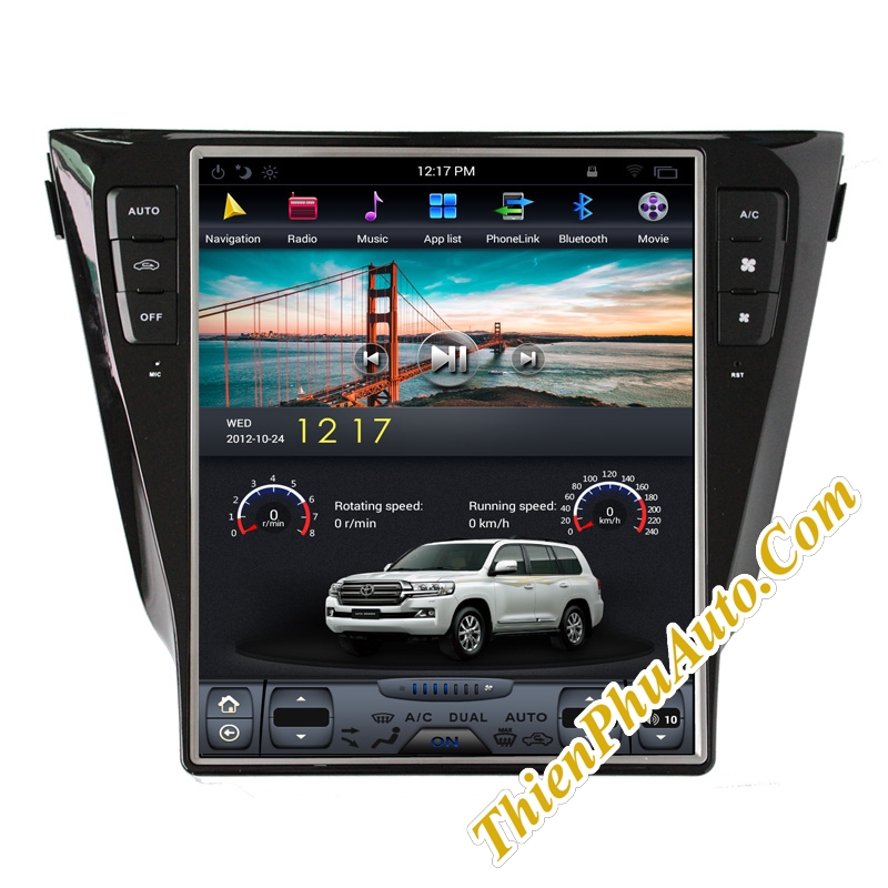 Màn hình DVD Android NaVi cho xe Nissan Xtrail 2014-2017