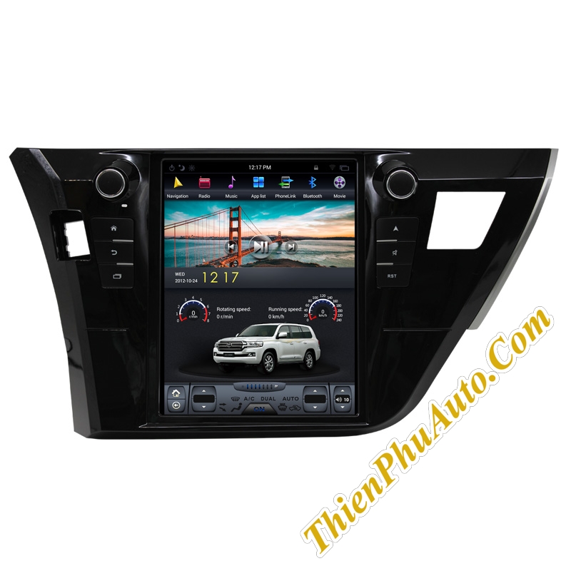 Màn hình DVD Android NaVi cho xe Toyota Altis 2014-2016