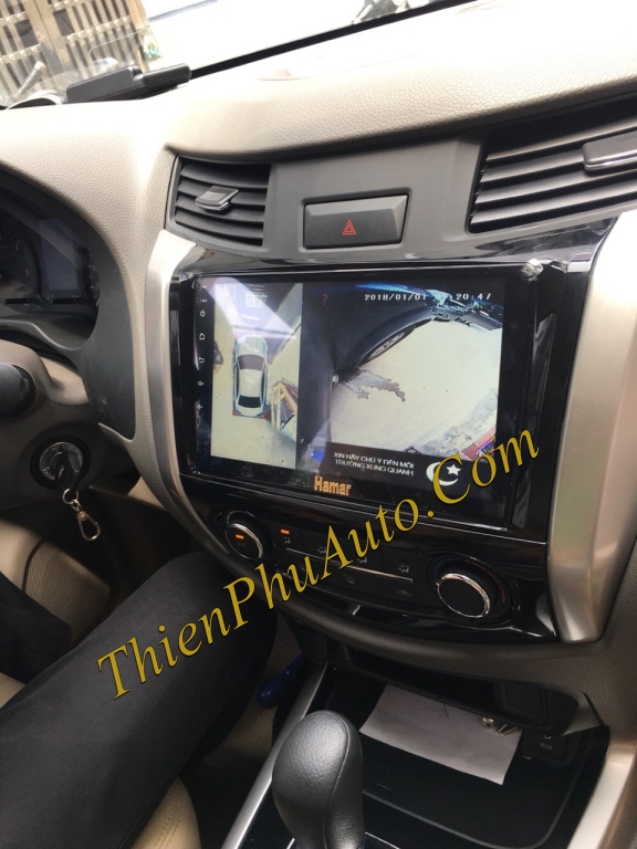 Màn hình ô tô DVD Android Hamar theo xe Nissan Navara 2015