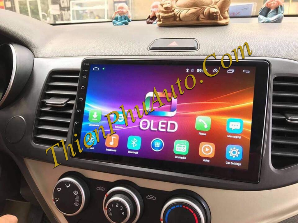 Màn hình ô tô DVD Android Oled theo xe Kia Morning 2013