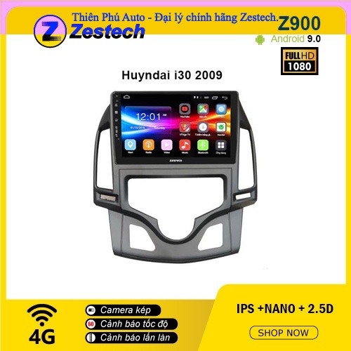 Màn hình DVD Android Zestech Z900 cho xe Hyundai I30 2009
